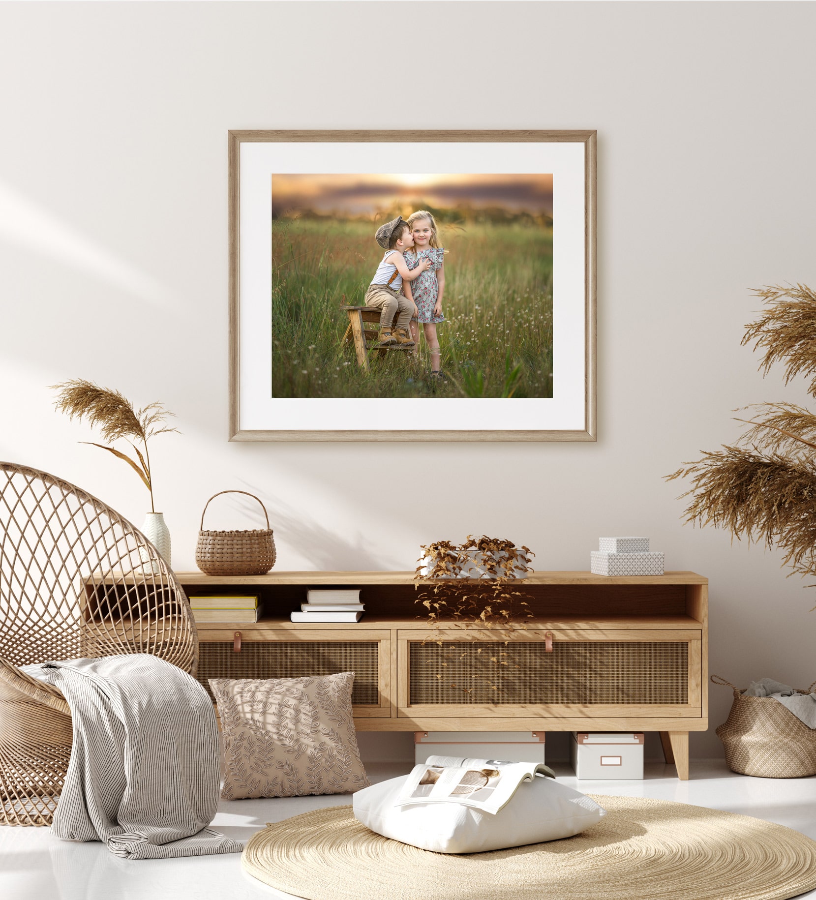 Perth family portrait wallart sample