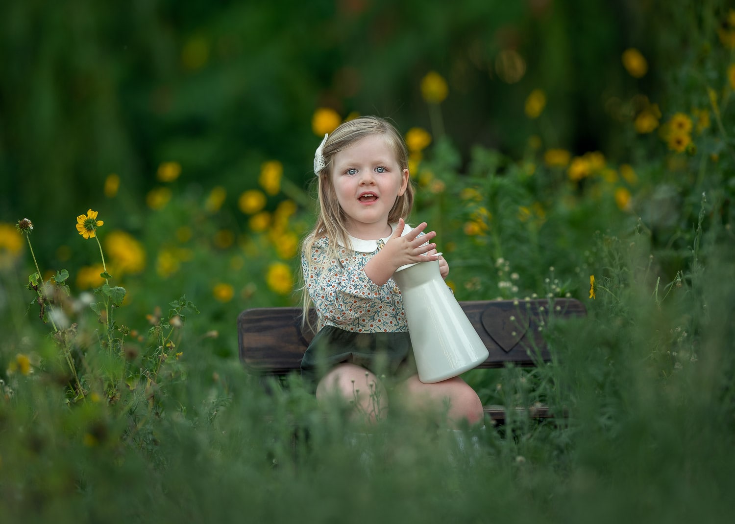 Perth toddler girl during outdoor photoshoot