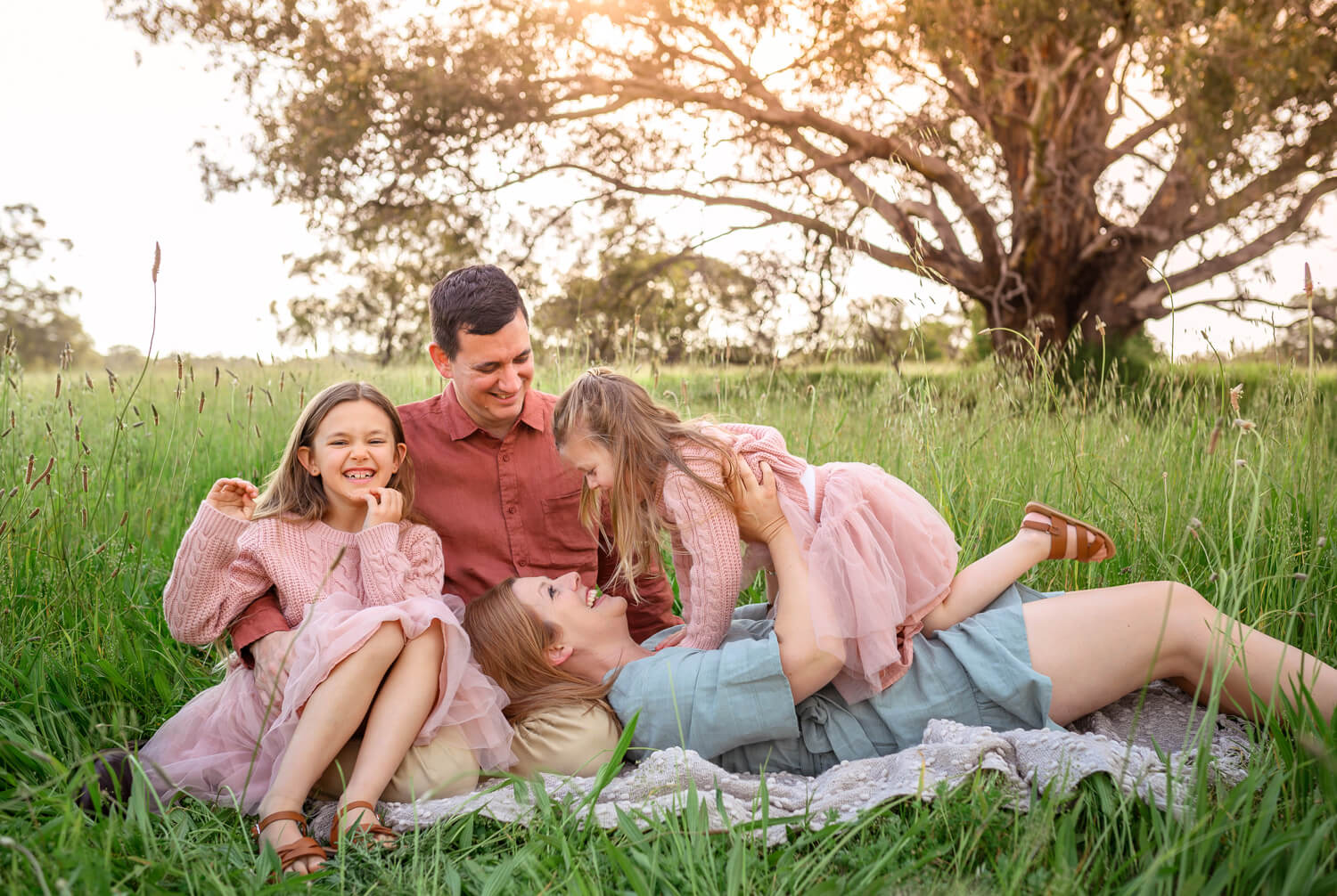 Perth family during outdoor family photo session