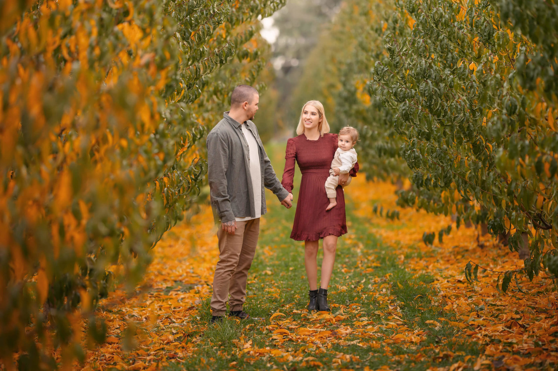 Perth Family During Autumn Photo Shoot