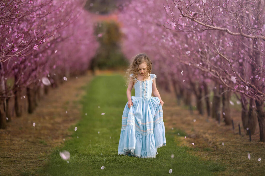 Perth girl during spring photos shoot